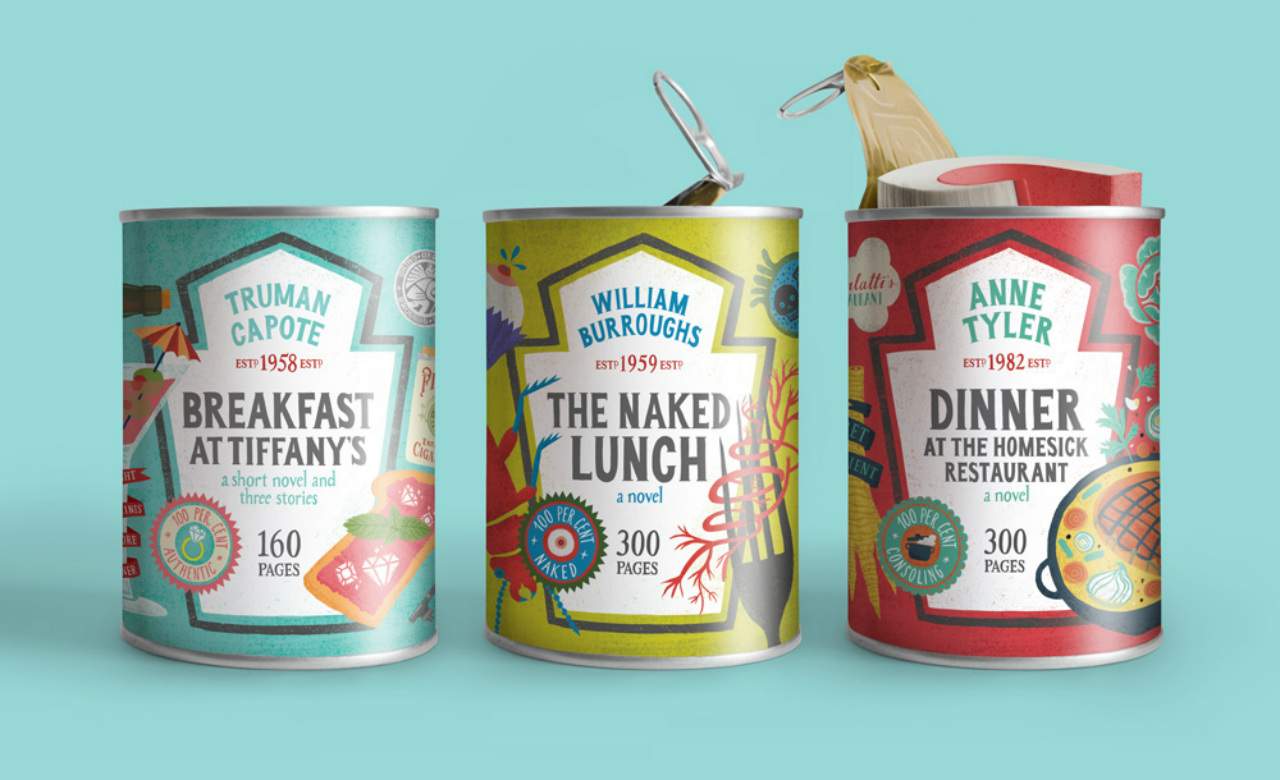 Classic Novels Redesigned as Adorable Food Cans