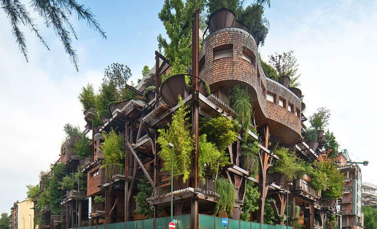Meet Italy's Treehouse Apartment Block for Grown-Ups