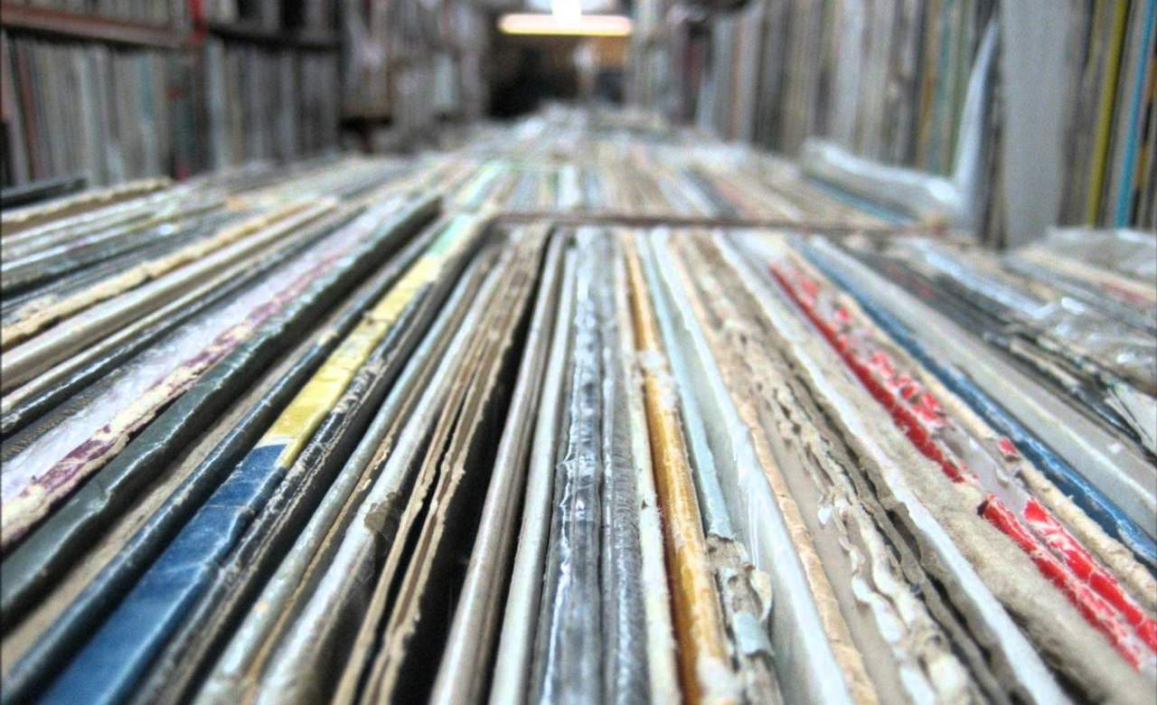 Vinyl. Records Pop-Up Store