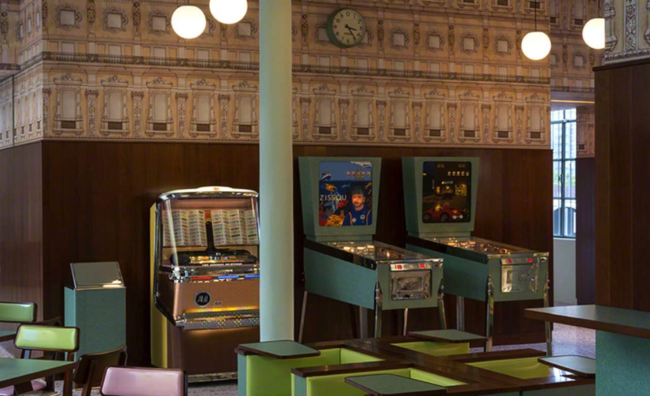 Wes Anderson Designed a Cafe That Looks Like One of His Movie Sets