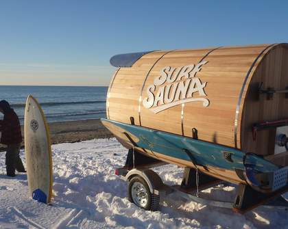 The Mobile Sauna To Thaw You Out Post-Surf