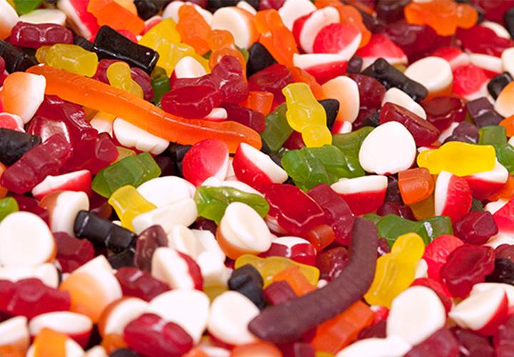 Background image for Allen's Lollies to "Delete" Spearmint Leaves and Green Frogs