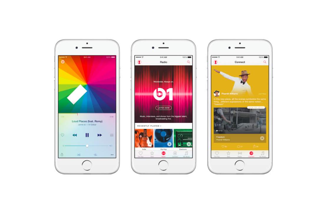 Apple Launches Music Streaming Service to Rival Spotify and Pandora