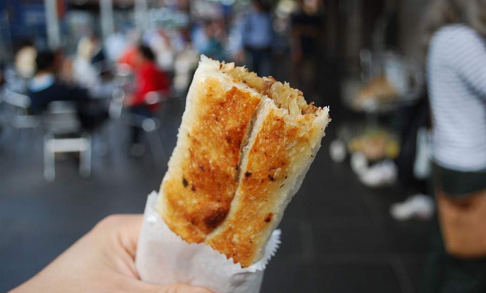 Boreks at Queen Vic Market - one of the best cheap eats in Melbourne