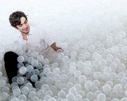 This Massive Ball Pit 'Beach' Is Made for Art-Loving Kidults