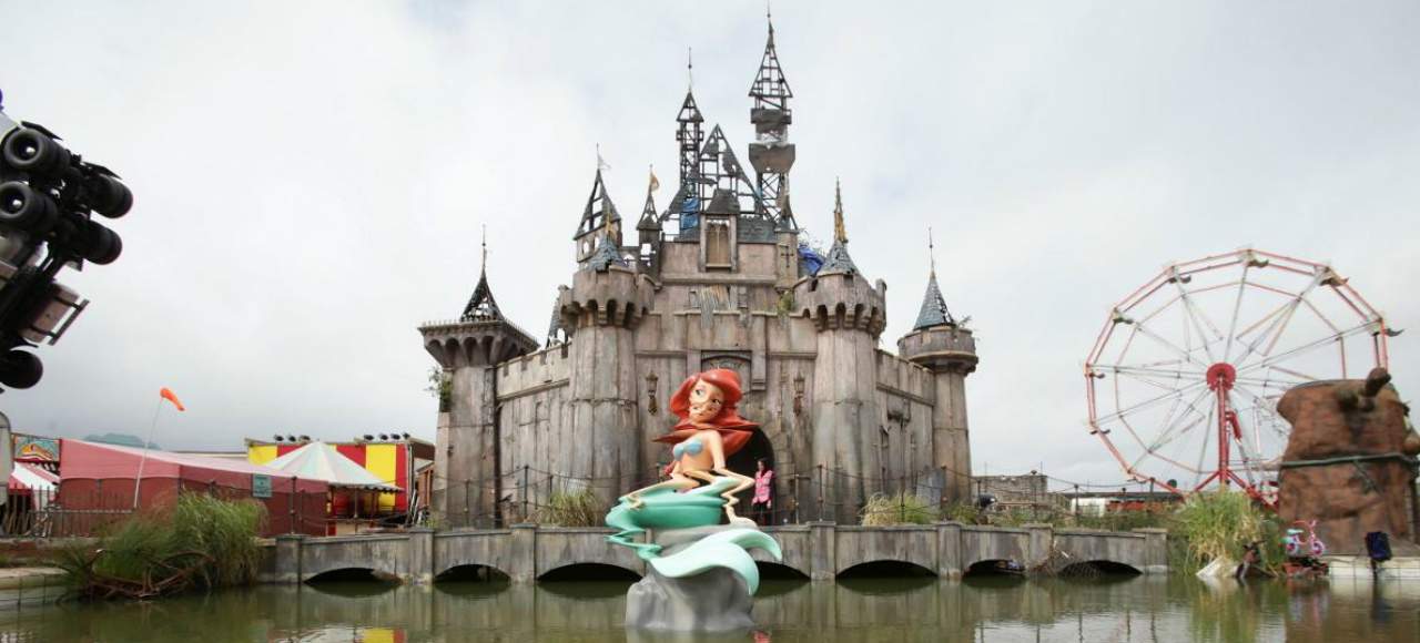 Banksy Unveils World's Most Depressing Theme Park: Dismaland