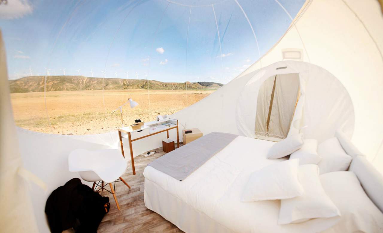 Stay at a Spanish Bubble Hotel In the Middle of the Desert