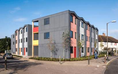 Background image for London Is Building Stackable Prefab Housing for the Homeless