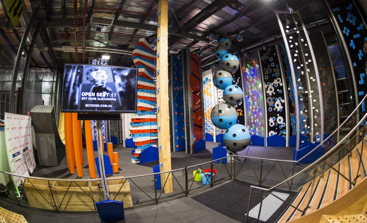 Sky Zone Is Opening a Batshit Insane Indoor Climbing Experience