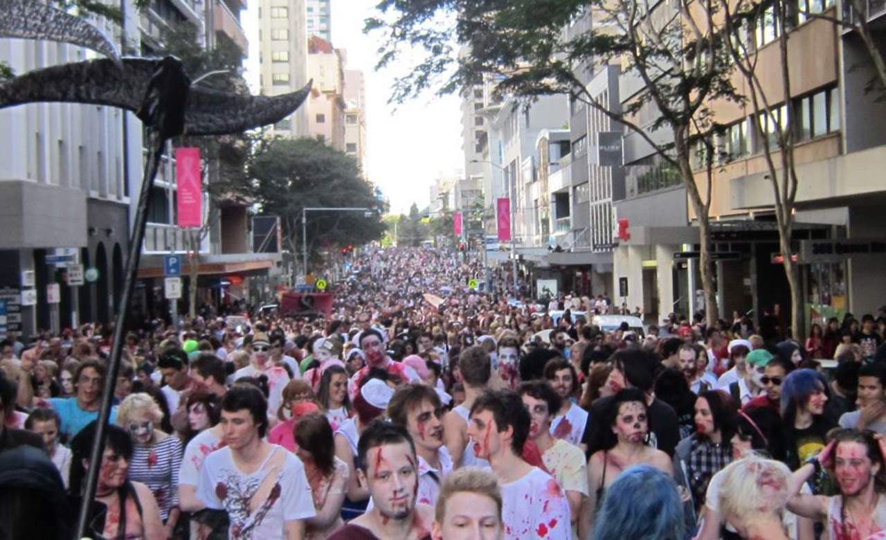 Brisbane Zombie Walk 2015