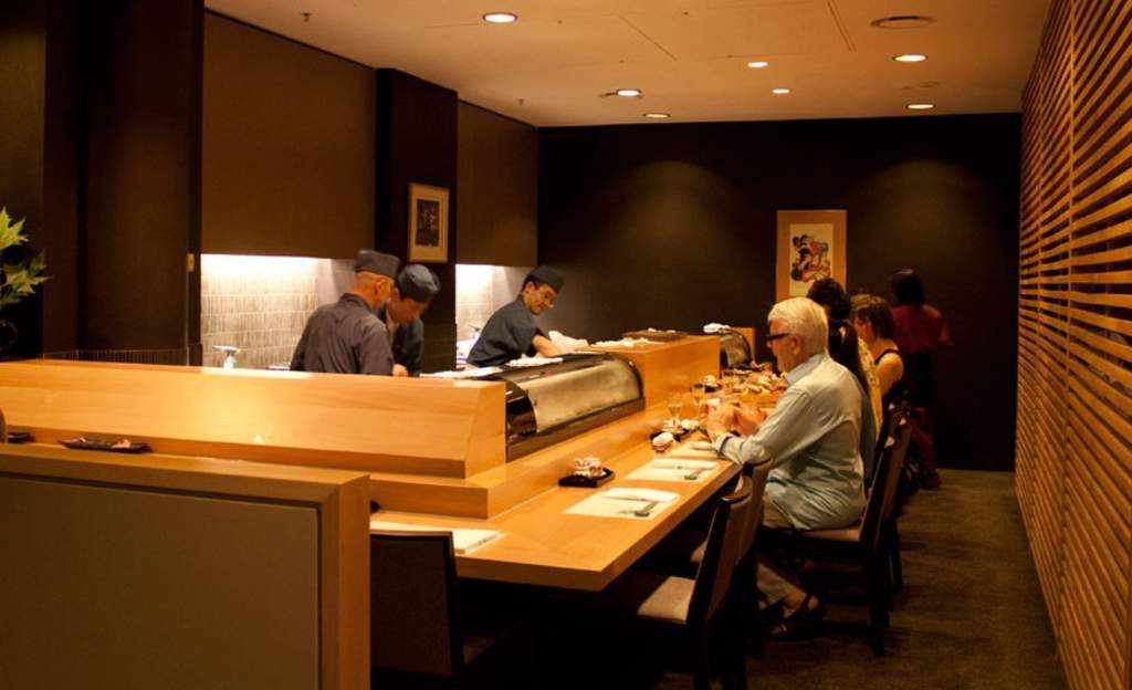 Kenzan Japanese restaurant in the CBD - home to some of the best sushi in Melbourne.