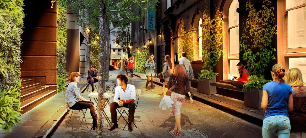 Melbourne's CBD Laneways Are Going Green