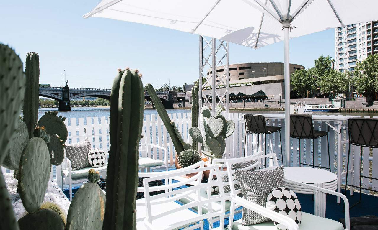 The Arbory Floating Pop-Up Bar