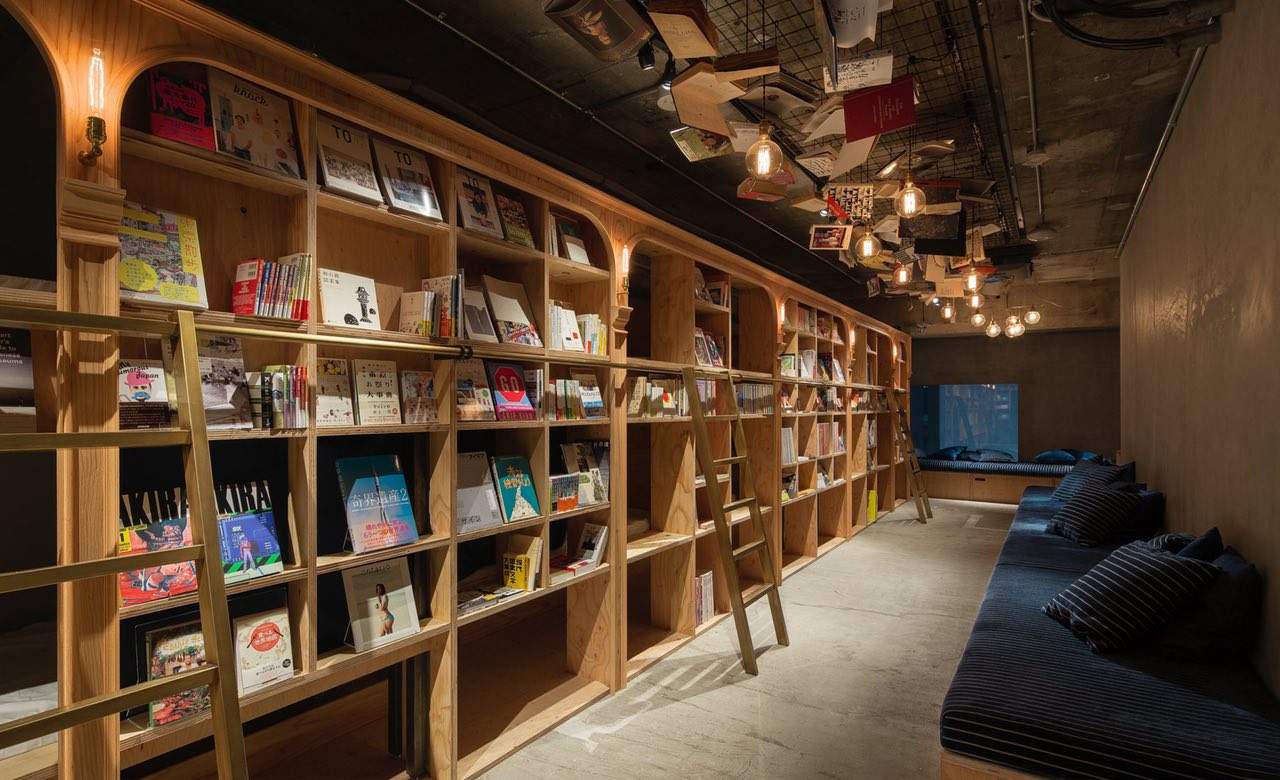 This Tokyo Hostel Lets You Live Out Your Dream of Sleeping in a Bookstore