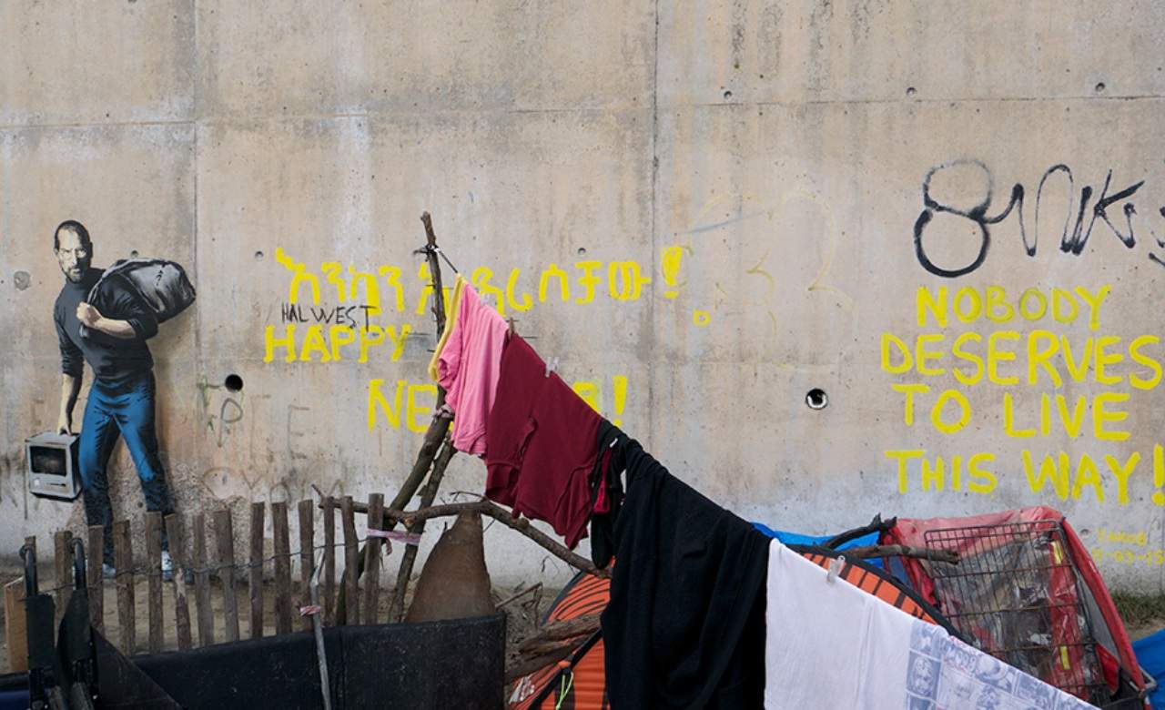 New Artworks by Banksy Focus on the Plight of Syrian Refugees