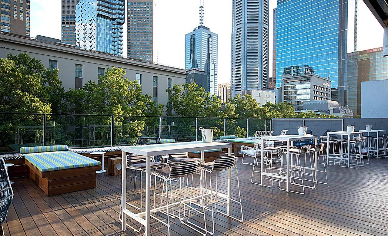 The Imperial Has a New Rooftop Beer Garden Concrete Playground