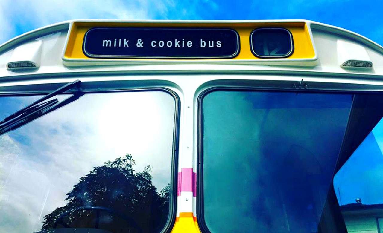 The Moustache Milk & Cookie Bus Is Alive