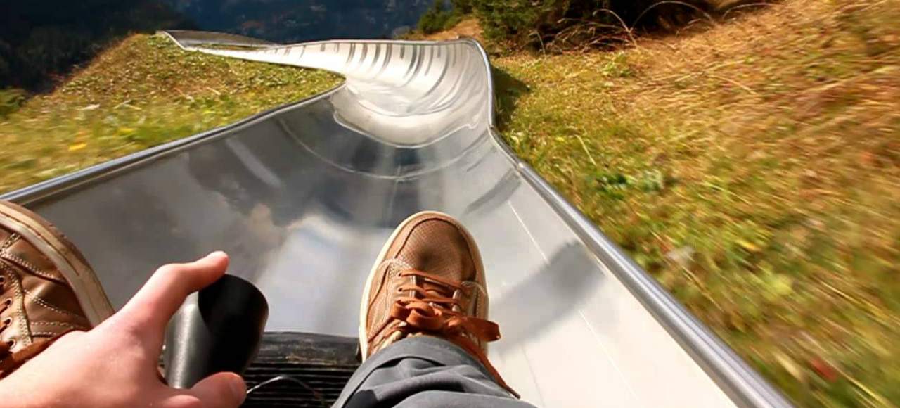 Meet Switzerland's Epic Mountain Bobsled Coaster