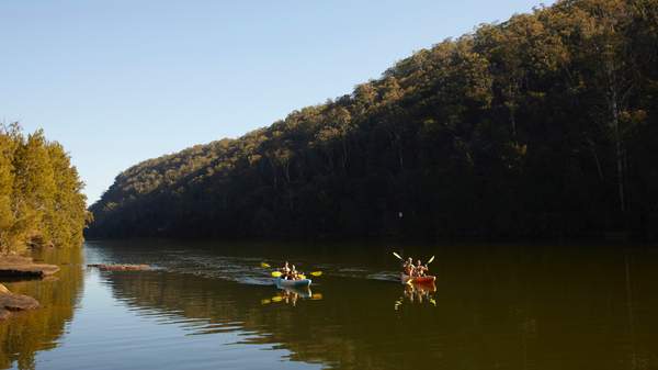 sydney best rivers swimming kayak boat