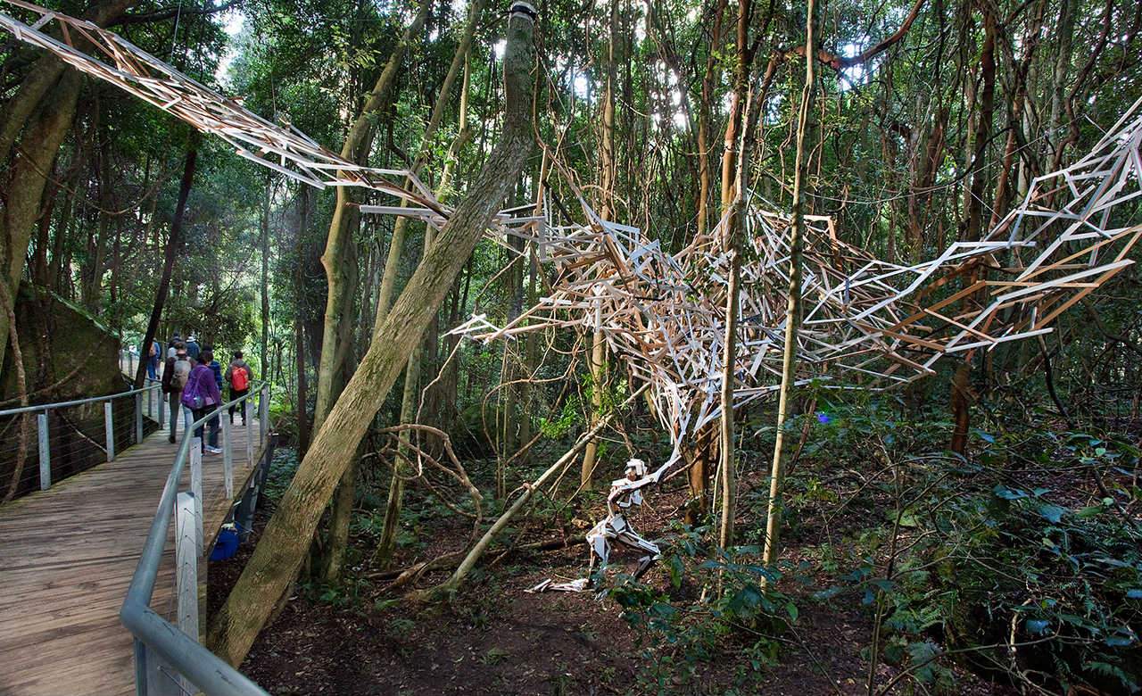 Wander Through a Rainforest Pop-Up Sculpture Gallery in the Blue Mountains
