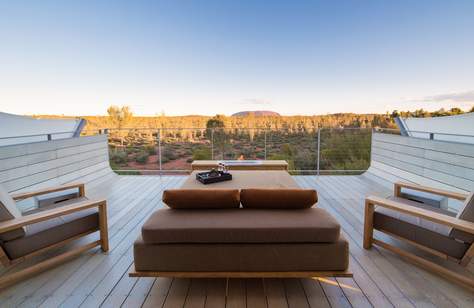 These Luxury Glamping 'Tents' Let You Camp with a Direct View of Uluru