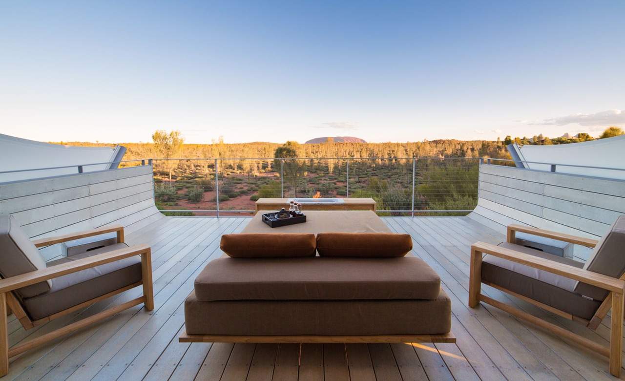 These Luxury Glamping 'Tents' Let You Camp with a Direct View of Uluru