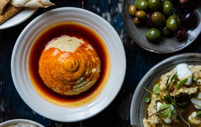 Background image for How to Make Thievery's Burnt Butter Paprika Hummus at Home