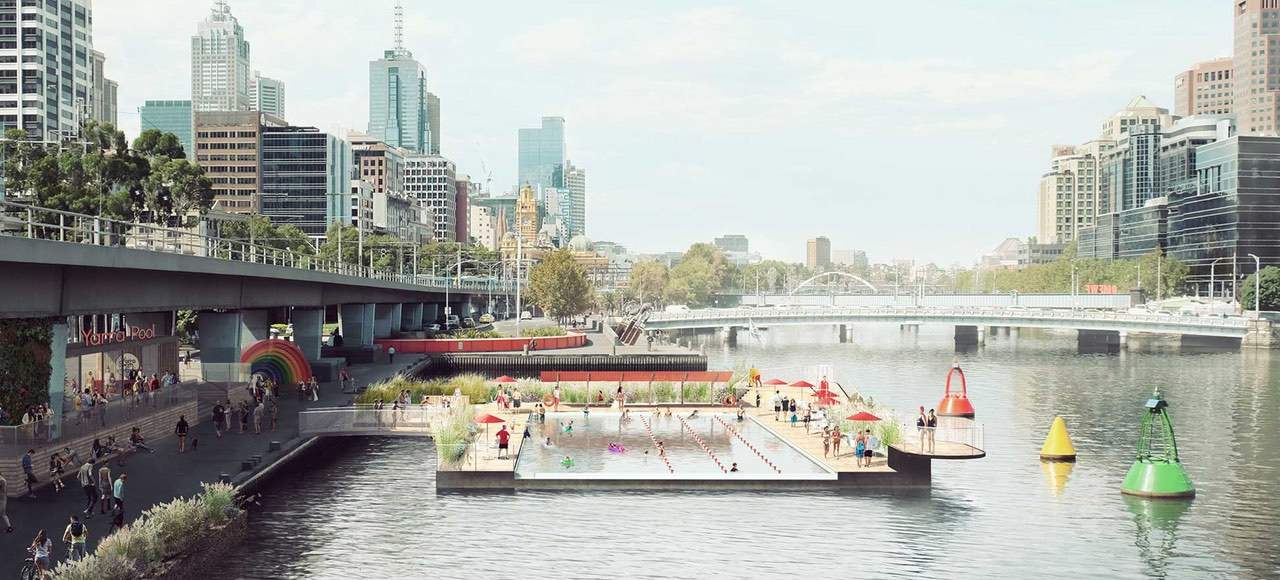 Melbourne's Yarra River Could Be Getting a Swimming Pool