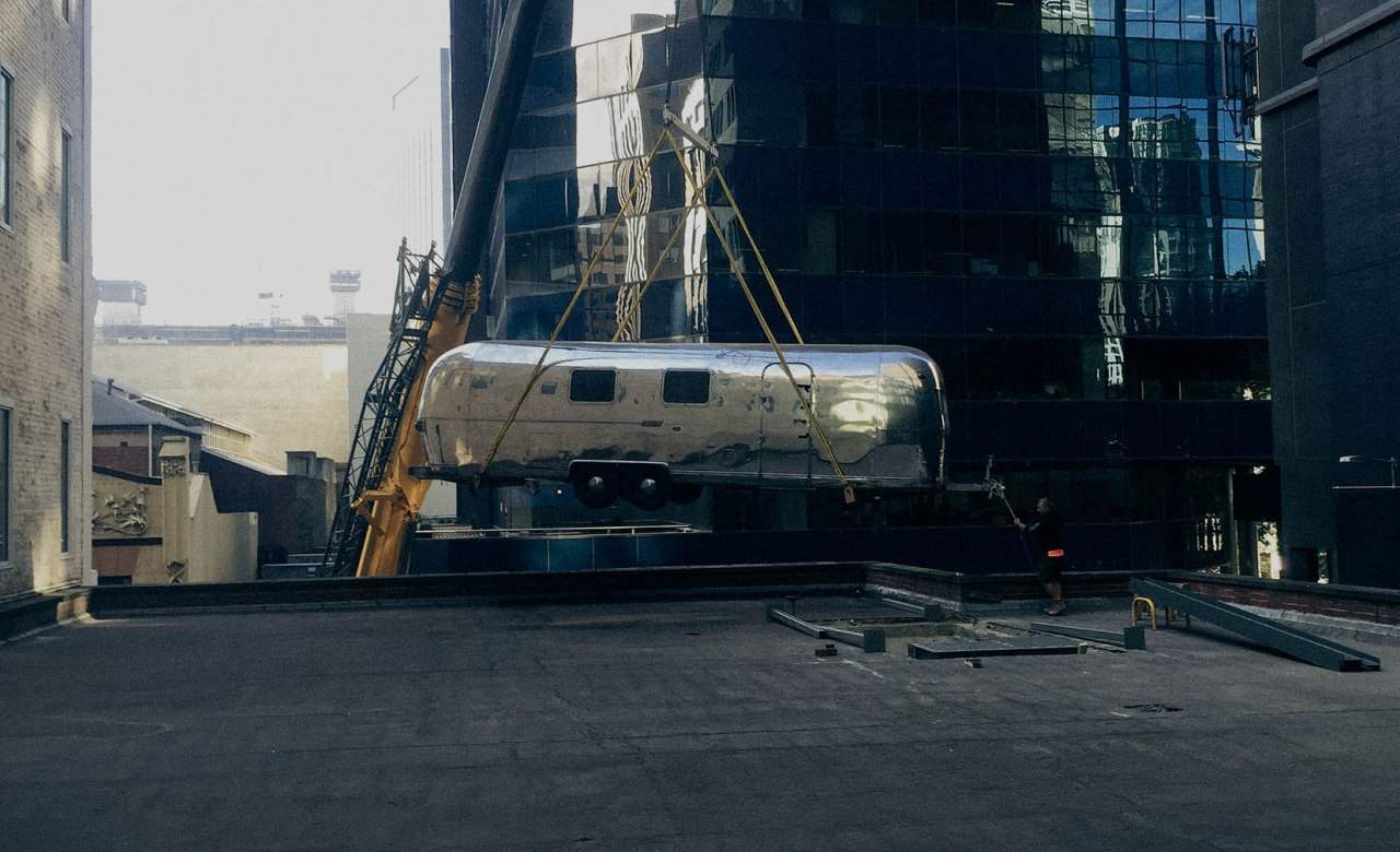 This Melbourne Rooftop Is Getting a Vintage Airstream Hotel