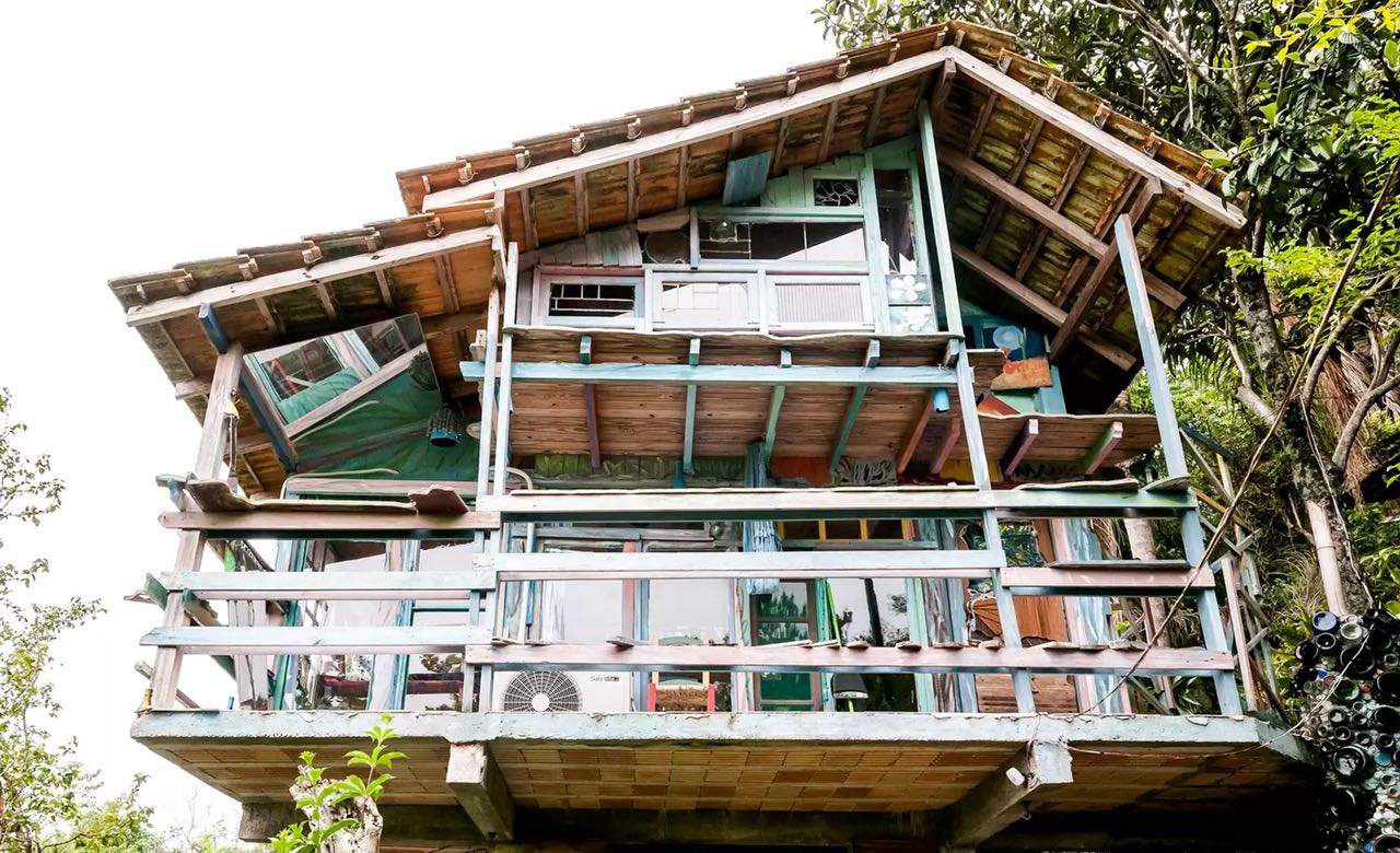 This Amazing Airbnb in Brazil Is Made Entirely out of Demolished Houses