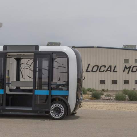 Meet America's Adorable New Self-Driving Bus