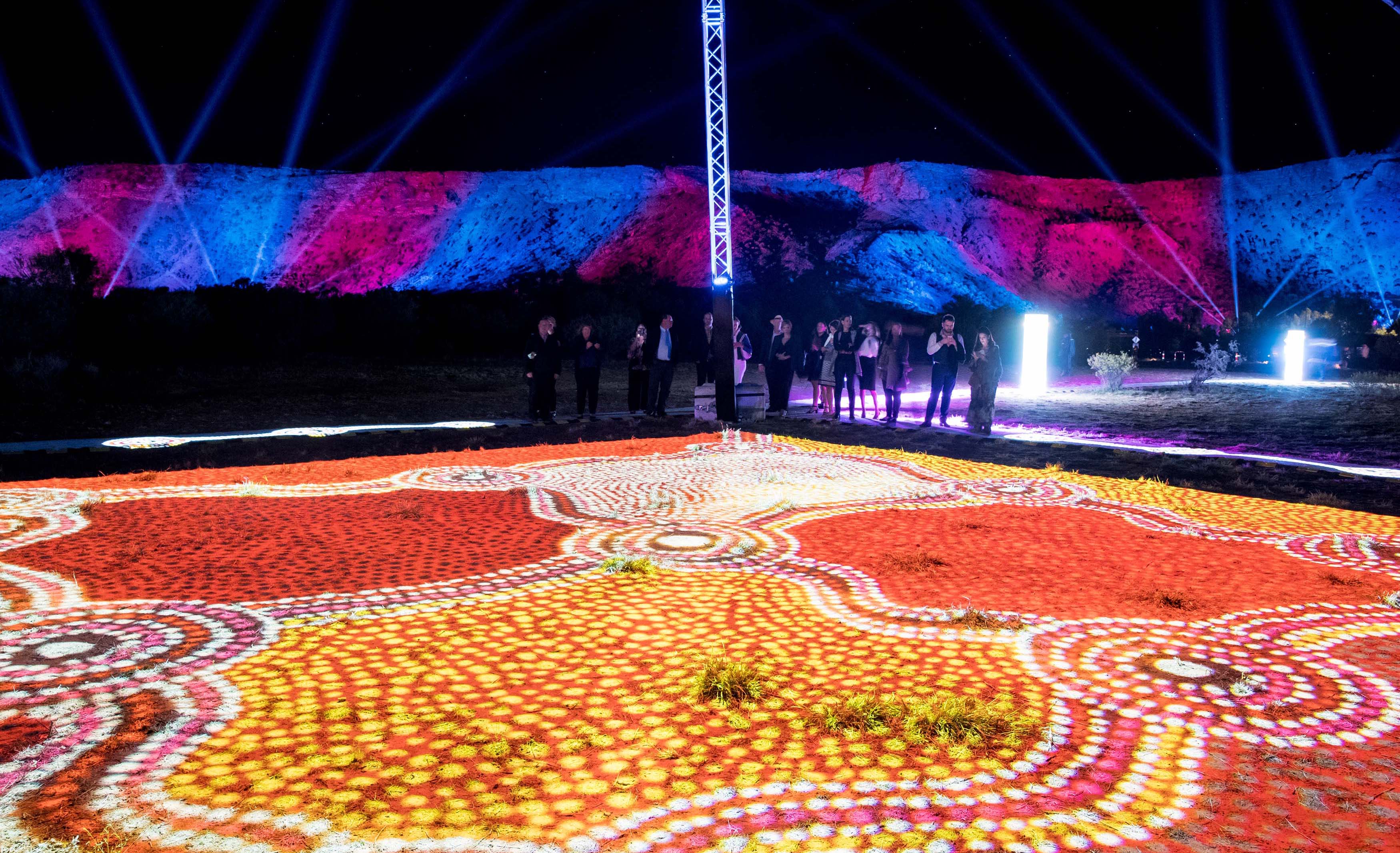 Australia's Biggest Light Installation Has Been Unveiled in Alice Springs