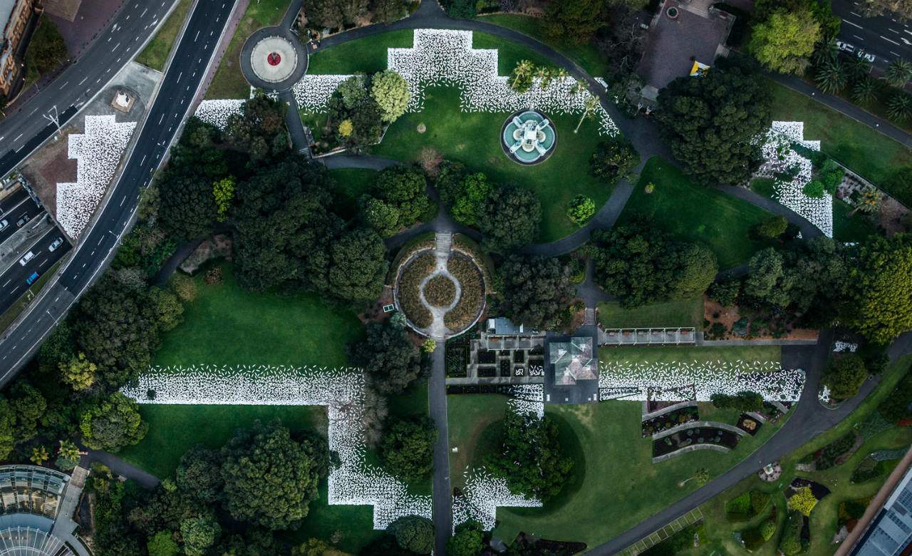 A Huge Shell Palace Installation Has Popped Up in Sydney's Botanic Garden