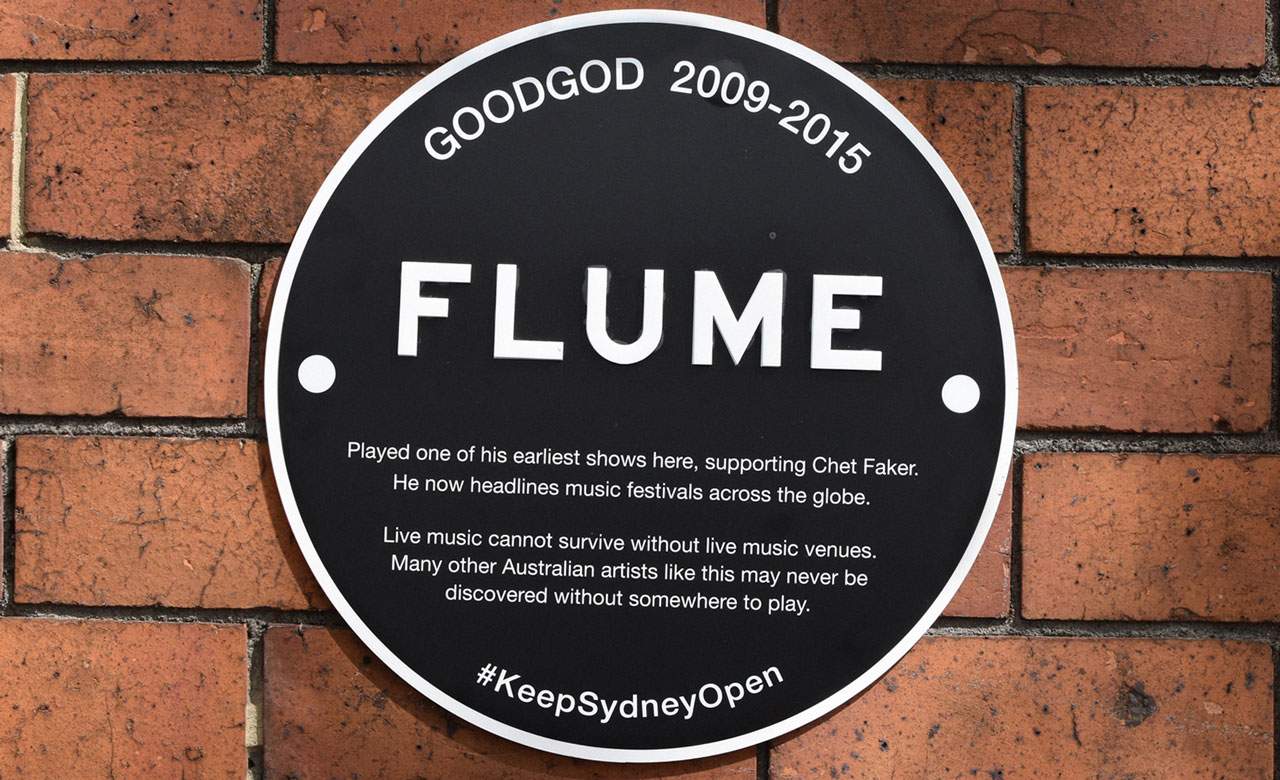 Plaques Have Been Installed Around Sydney Commemorating Live Music Venues