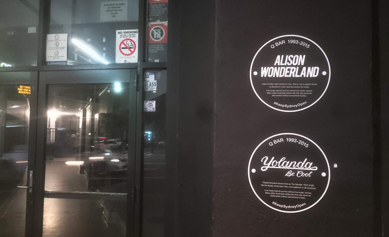 Plaques Have Been Installed Around Sydney Commemorating Live Music Venues