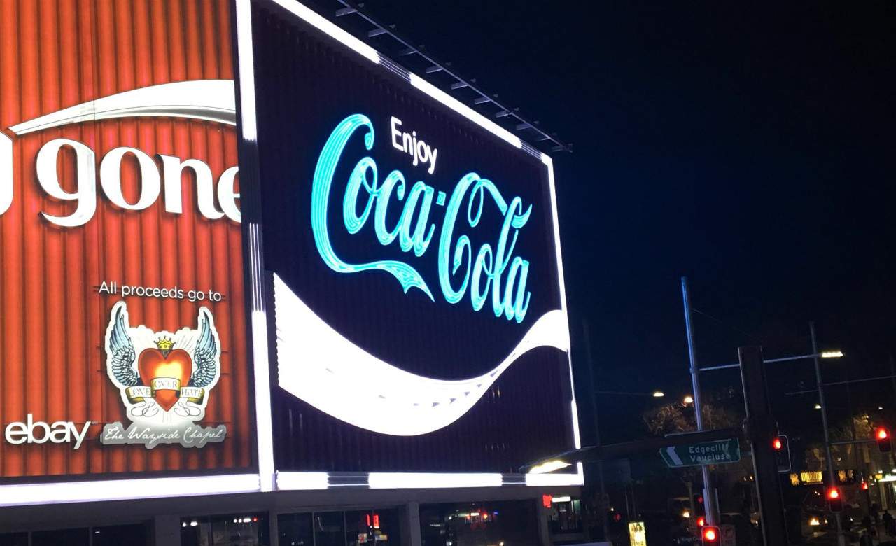 The Iconic Kings Cross Coke Sign Has Been Switched Back On