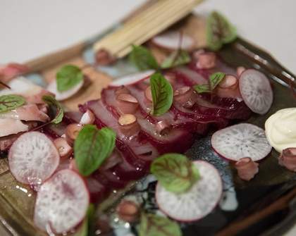 How to Make Beetroot-Cured Kingfish With a Former Tetsuya's Chef