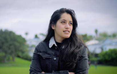 Background image for Against the Grain: How Geneva Alexander-Marsters Conveys Her Culture and Ideas Through Music
