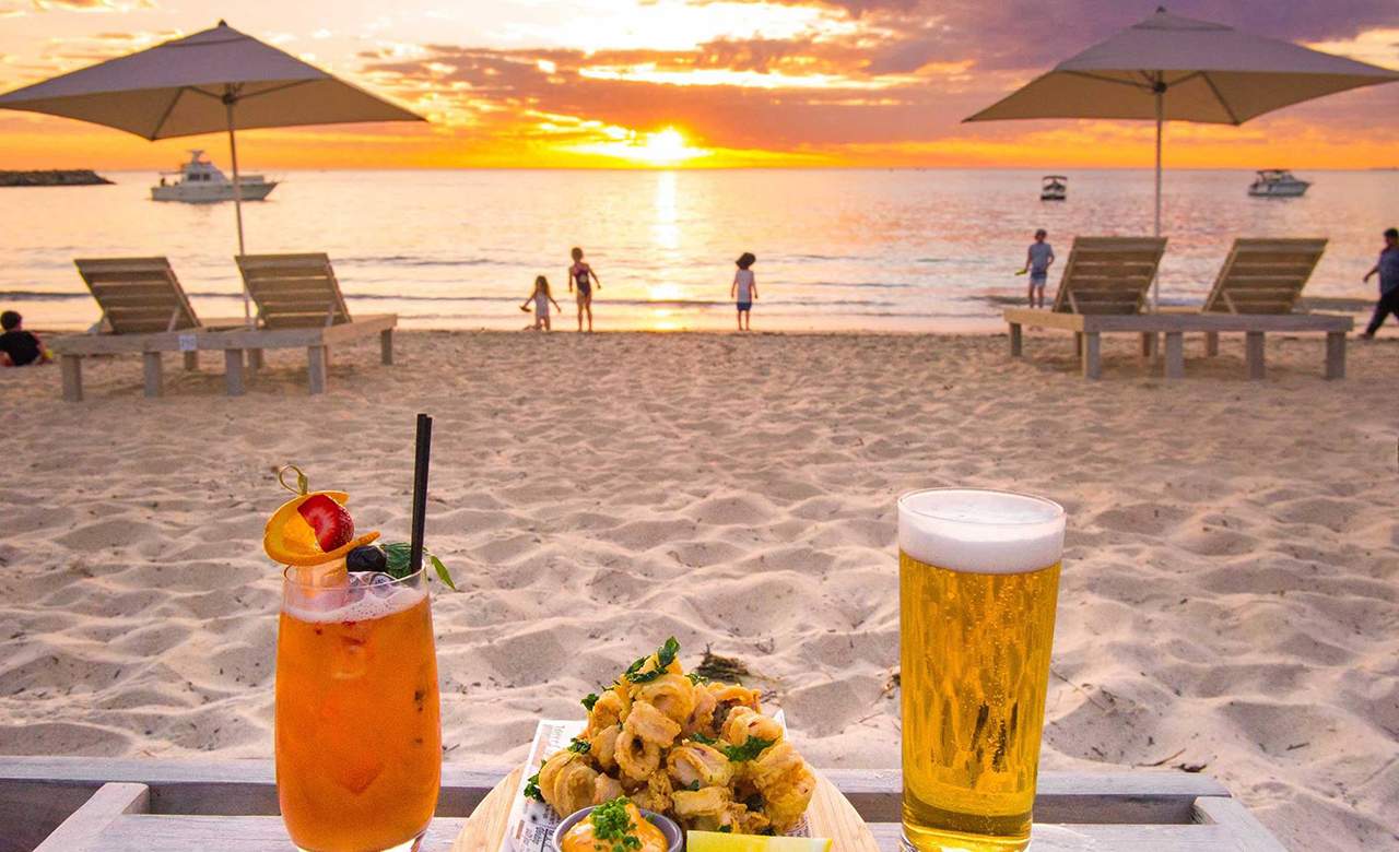 This Lucky Beachfront Bar Just Landed Australia's First Beach Dining License