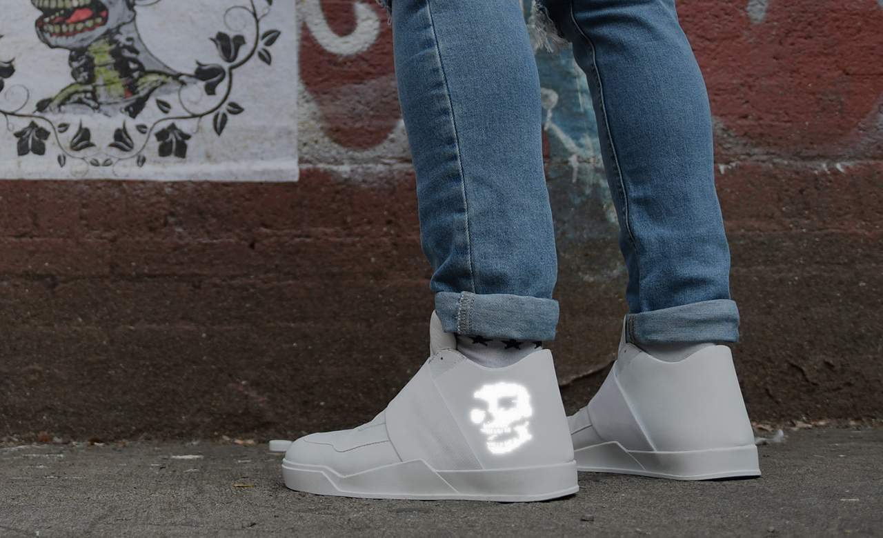 Someone Has Invented Customisable, LED-Equipped E-Sneakers