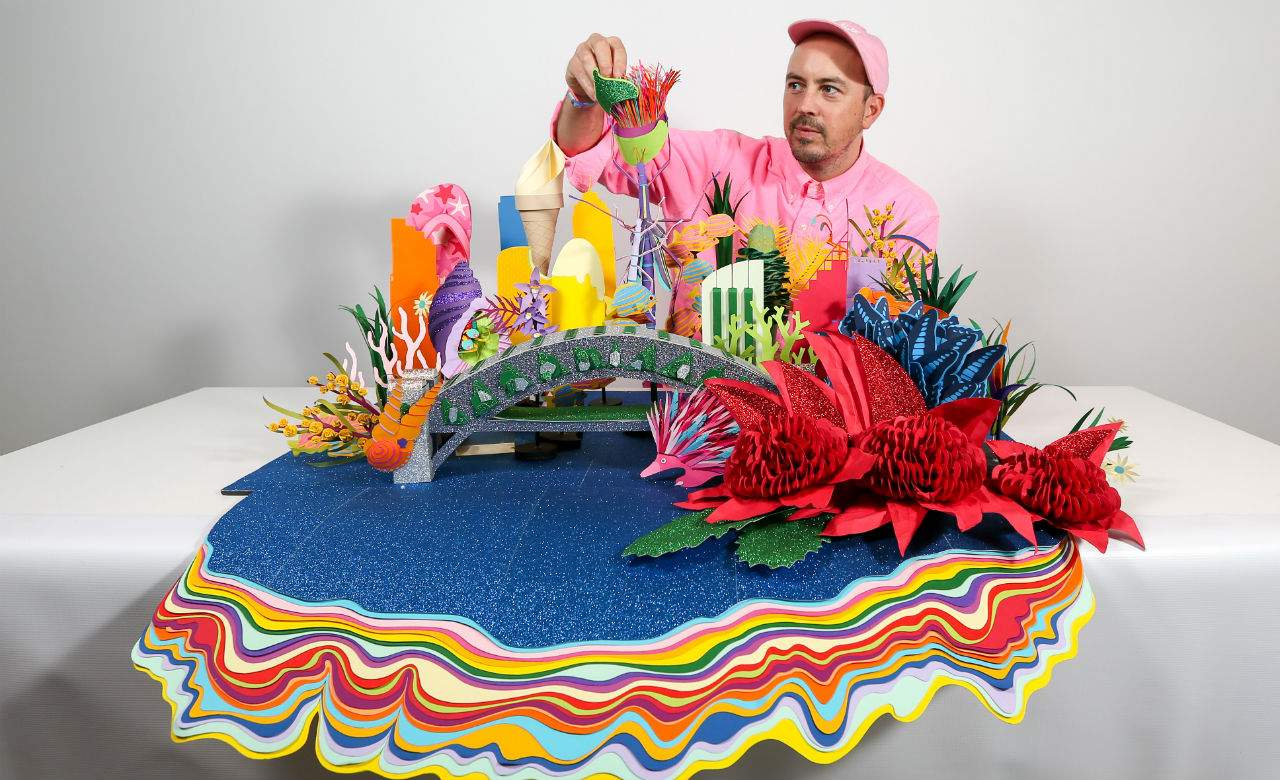 Local Artist Benja Harney Has Created a Delightful Paper Version of Sydney