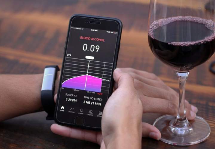 Background image for This Wearable Alcohol Sensor Tells You How Drunk You Are (And Will Be)