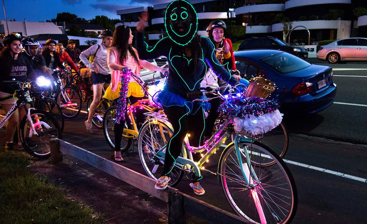 InMotion Illuminated Bike Parade