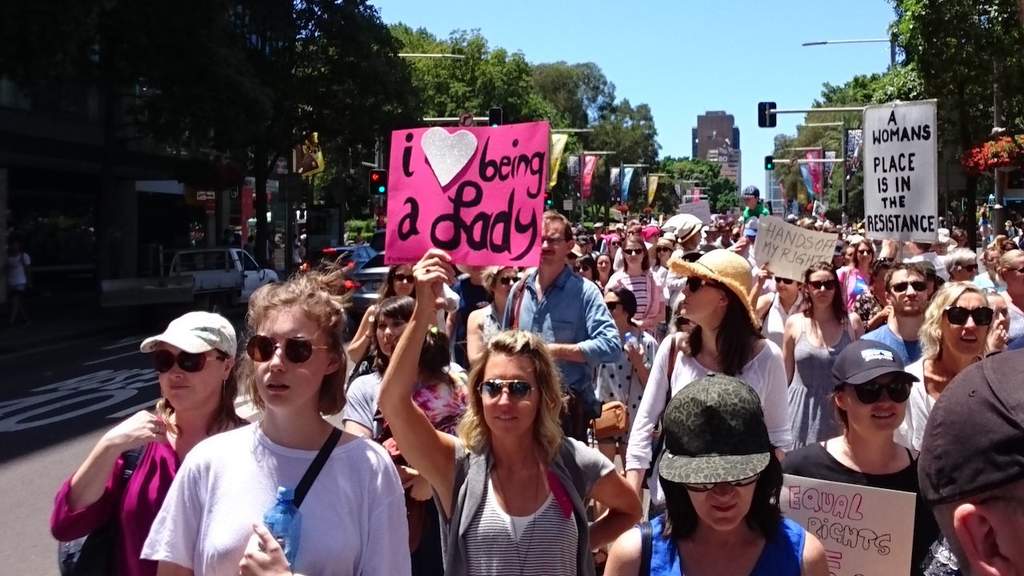 Women's March on Sydney Rallies with the World Behind Social Equality ...