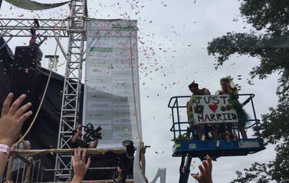 Background image for Secret Garden Festival Hosted Its First Ever Real Legally-Binding Wedding