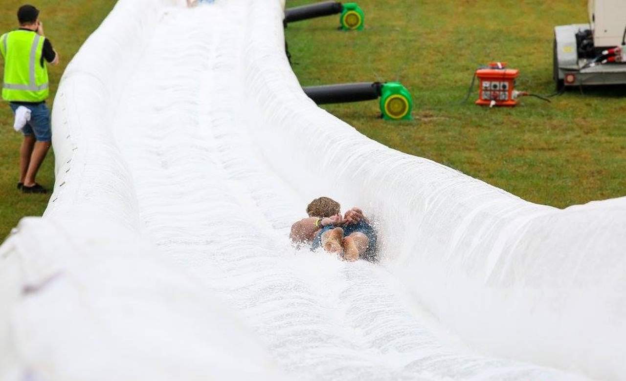 A Giant Inflatable Waterslide for Kidults Is Coming to Brisbane