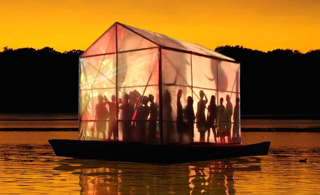 A Floating Theatre is Sailing into Auckland