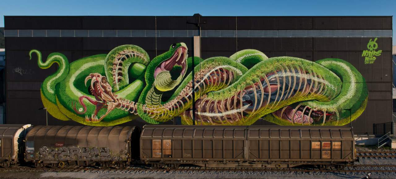 Austrian Street Artist Nychos Is Coming to Australia