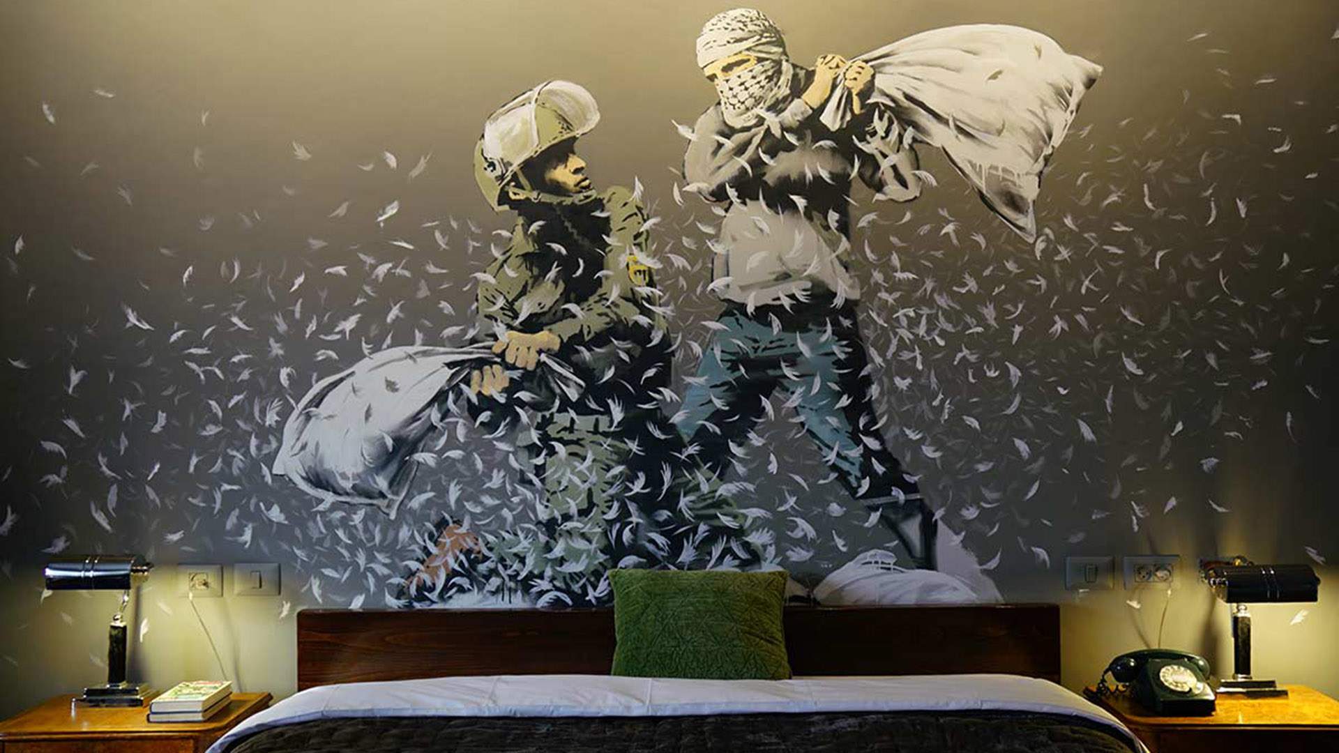 Banksy Opens Walled Off Hotel in the West Bank
