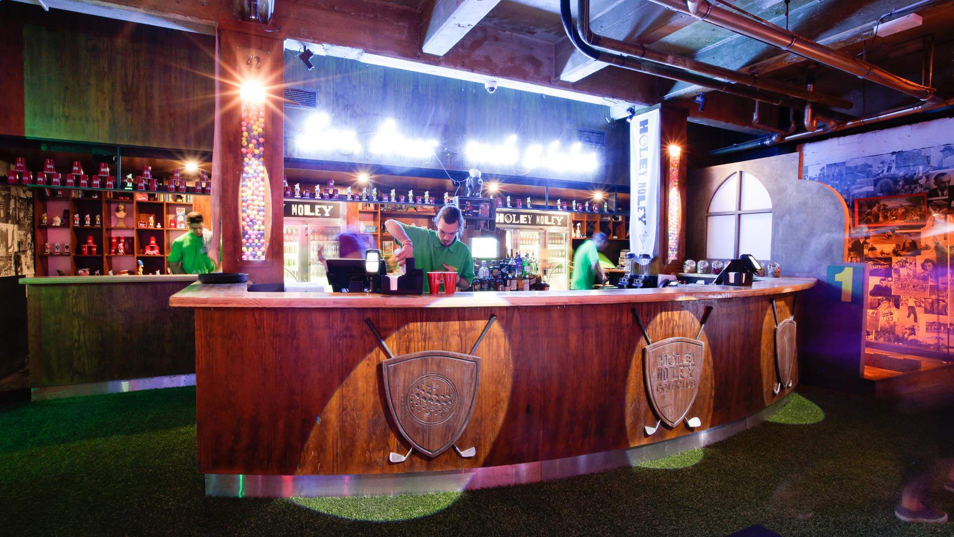A Look Inside Melbourne's Insane New Two-Storey Mini-Golf Bar Holey Moley